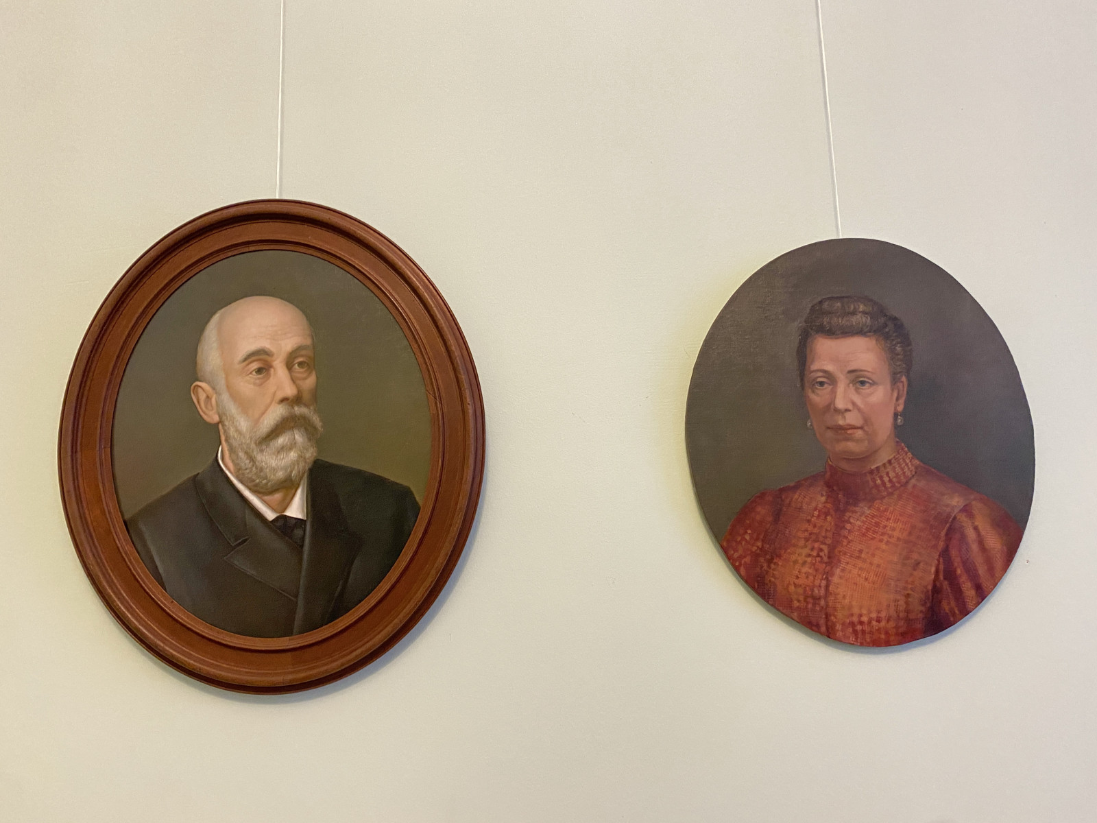 Илья Васильевич Щапов и его жена Ольга Макаровна Выборова